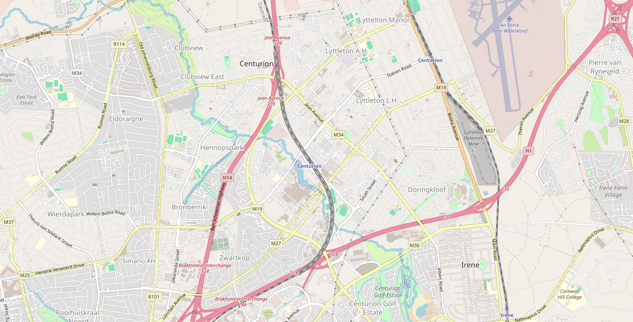 Centurion Central area guide